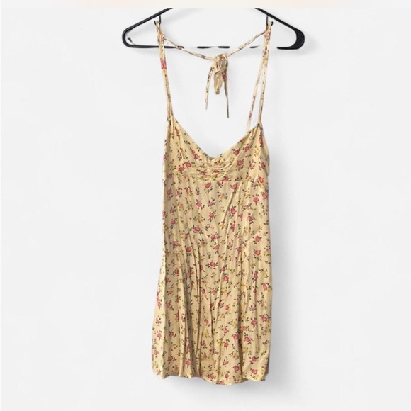 Zara Floral Open Back Slip Dress - Picture 3 of 5